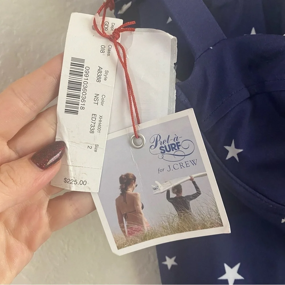 Pret-a-Surf x J.Crew Star Print One Piece Swimsuit